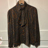Blouse Guy Laroche vintage imprimé cachemire T40