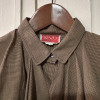 Blouse Kenzo vintage petits carreaux froufrou TL