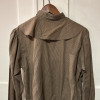 Blouse Kenzo vintage petits carreaux froufrou TL
