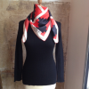 Carré Lanvin en soie vintage