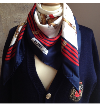 Carre foulard Celine vintage