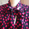 Robe à pois Saint-Laurent vintage