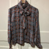Blouse Saint-Laurent vintage rive gauche  T36/38 ecossaise