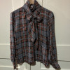Blouse Saint-Laurent vintage rive gauche  T36/38 ecossaise