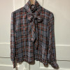Blouse Saint-Laurent vintage rive gauche  T36/38 ecossaise
