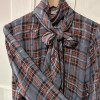 Blouse Saint-Laurent vintage rive gauche  T36/38 ecossaise