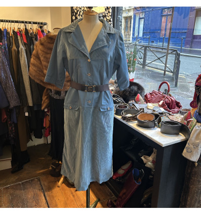 Robe Courreges bi-matière vintage TB