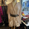 Veste en soie gauffrée Christian Dior vintage TS/M