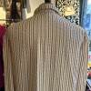 Veste en soie gauffrée Christian Dior vintage TS/M