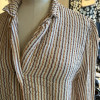 Veste en soie gauffrée Christian Dior vintage TS/M