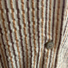 Veste en soie gauffrée Christian Dior vintage TS/M