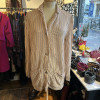 Veste en soie gauffrée Christian Dior vintage TS/M