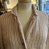 Veste en soie gauffrée Christian Dior vintage TS/M