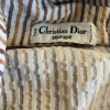 Veste en soie gauffrée Christian Dior vintage TS/M