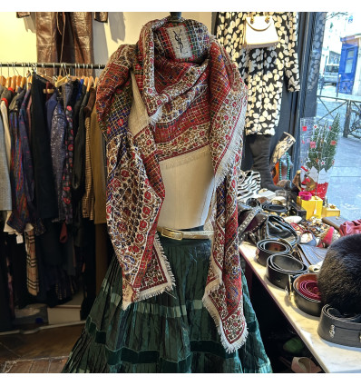 Chale Yves Saint-Laurent vintage russe lurex