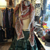 Chale Yves Saint-Laurent vintage russe lurex