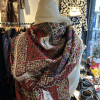 Chale Yves Saint-Laurent vintage russe lurex