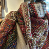 Chale Yves Saint-Laurent vintage russe lurex