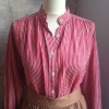 Blouse Saint-Laurent vintage à rayures