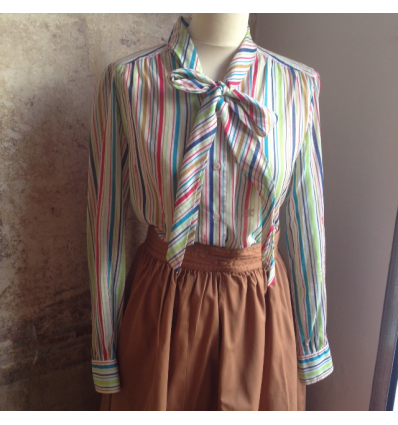 Blouse Celine vintage rayures