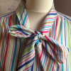 Blouse Celine vintage rayures