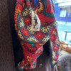 Chale Yves Saint-Laurent vintage russe fleurs