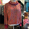 Blouse Kenzo vintage imprimé cachemire TS/M