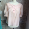 Blouse vintage Saint-Laurent nude