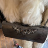 Minaudière Rodo métal brossé strass