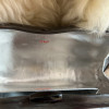 Minaudière Rodo métal brossé strass