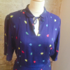 Robe soie Cacharel vintage