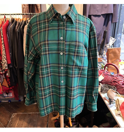 Blouse écossaise YSL vintage taille 40