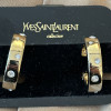 Paire de clips créoles Yves Saint Laurent vintage
