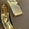 Paire de clips créoles Yves Saint Laurent vintage