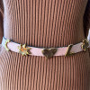 Ceinture dragée Christian Lacroix cuir vernis T75