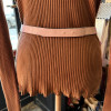 Ceinture dragée Christian Lacroix cuir vernis T75