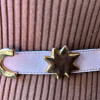 Ceinture dragée Christian Lacroix cuir vernis T75