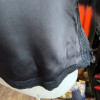 Top Emporio Armani vintage plumes d'autruche et soie