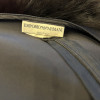 Top Emporio Armani vintage plumes d'autruche et soie