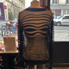 Top Jean Paul Gaultier vintage stripped