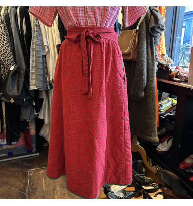 Jupon coton matelassé Charles Demery vintage TS