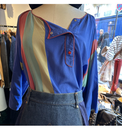 Blouse Claude Montana vintage TU/M