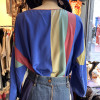 Blouse Claude Montana vintage TU/M