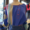 Blouse Claude Montana vintage TU/M