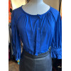 Blouse MicMac St tropez vintage bleue