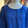 Blouse MicMac St tropez vintage bleue