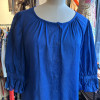 Blouse MicMac St tropez vintage bleue