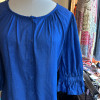 Blouse MicMac St tropez vintage bleue