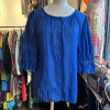 Blouse MicMac St tropez vintage bleue
