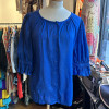 Blouse MicMac St tropez vintage bleue